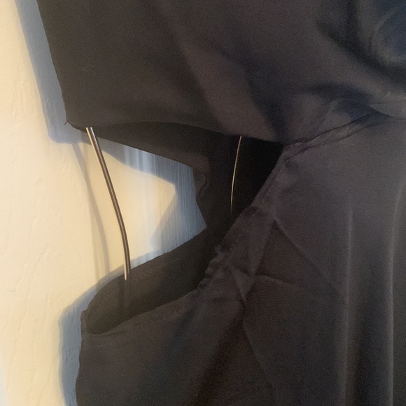 NWT SHE + SKY Black Maxi Dress Size L #168 - Picture 3 of 11